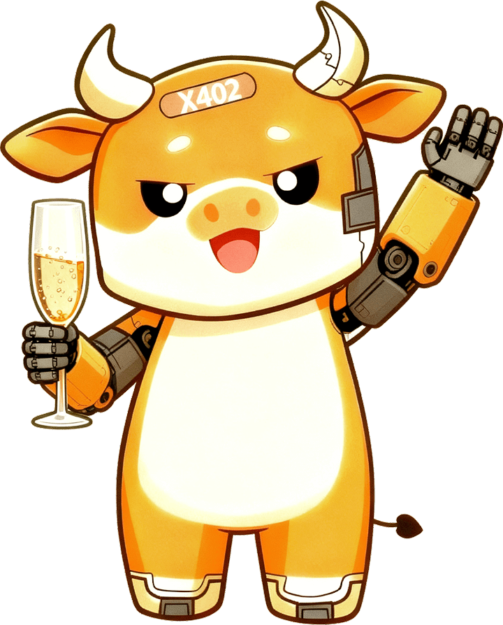 bull with beer